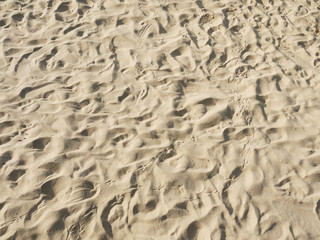 sea sand with footprints (series)