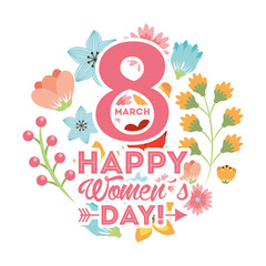 happy womens day design 