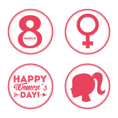 happy womens day design 