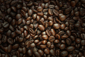 Coffee beans background