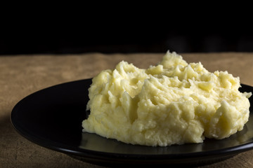 Plate of mashed potato