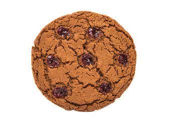 large cookies with a cherry