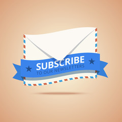 Subscribe to our newsletter illustration.