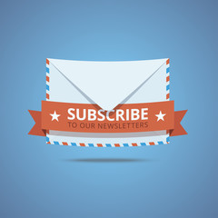 Subscribe to our newsletter illustration.