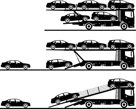 Автовоз чертеж вид сверху 51,177 BEST Car Transporter IMAGES, STOCK PHOTOS & VECTORS Adobe Stock