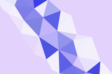 blue geometric rumpled triangular low poly origami style gradien