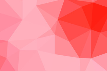 red geometric rumpled triangular low poly origami style gradient