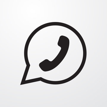 Call icon for web and mobile.