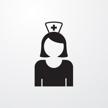 Nurse icon for web and mobile.