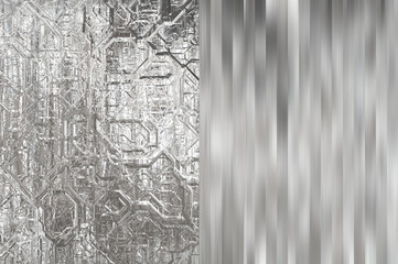 Set of abstract backgrounds silver