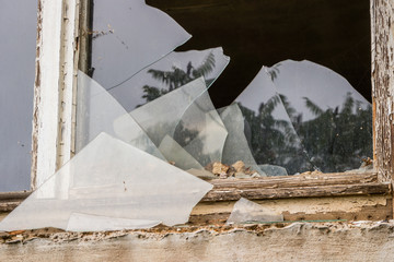 Einbruch Fensterscheibe