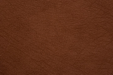 Brown leather texture closeup