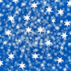 Abstract snowflake background