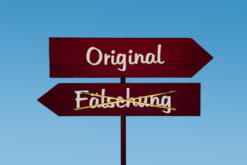 Schild 48 - Original