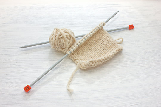 knitting pattern on a white background