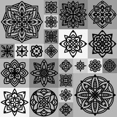 circular ornament set