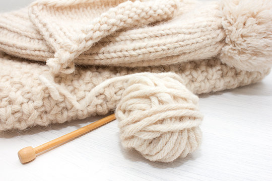 knitting pattern on a white background