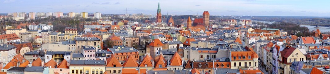 Fototapeta na wymiar Panorama of Torun