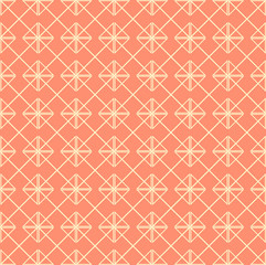 Seamless texture of the old paper with retro geometric ornamenta