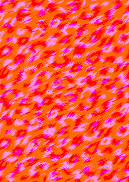 seamless vector animal patterns. leopard, tiger spots on a colorful background. Easily editable layers of design, for fashion or interior.
