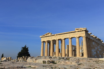 Obraz premium Parthenon temple on the Acropolis of Athens,Greece