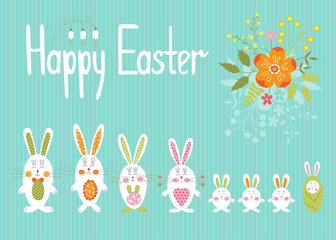 Easter card template