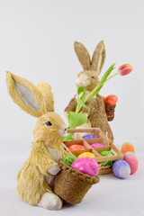 Osterhasen in Ostervorbereitung