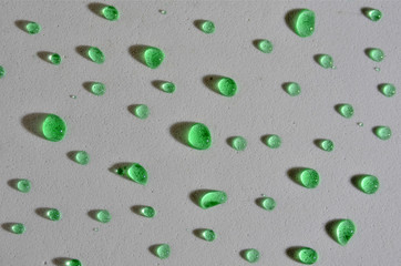Gotas verdes.