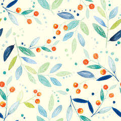 Botanical seamless pattern - 102801374
