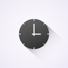 Clock icon. Vector