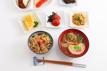 おいしそうな和風朝食