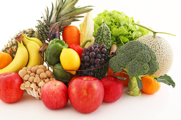 新鮮な野菜と果物