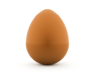 Eggs isolated on white background
