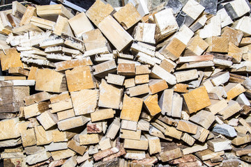 wooden boards  broken