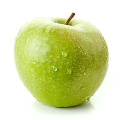Green apple isolated on white background