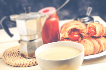 sweet breakfast - selective focus effect