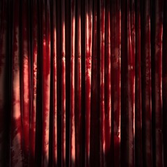 red velvet curtain stage