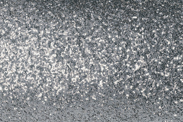 shiny silver background with sparkles closeup