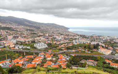 Fototapeta na wymiar Funchal in Madeira