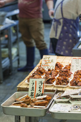 Tsukiji Fish Market, Japan.