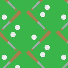 Seamless pattern baseball