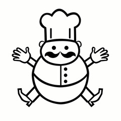 funny cartoon cook