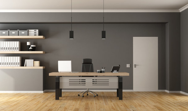 Contemporary office room
