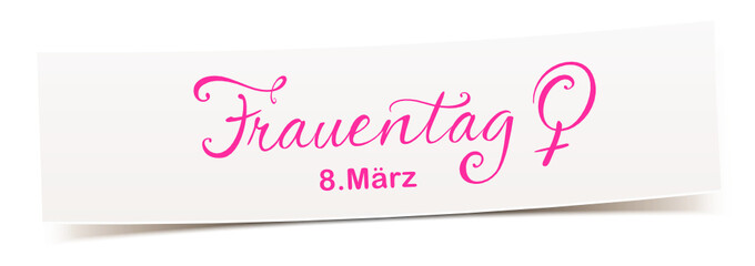 Banner - Frauentag, 8.März