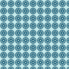 Decorative vector background - abstract blue pattern 