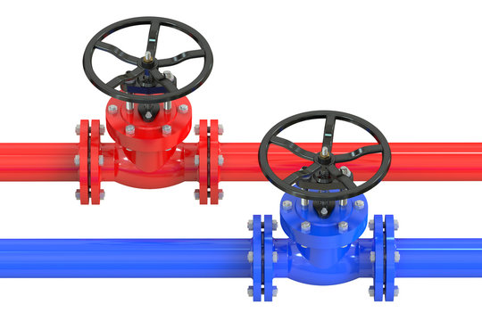 Pipelines with valves