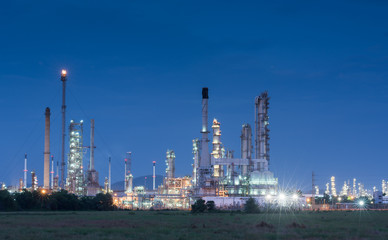 oil refinery plant
