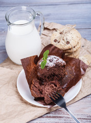 the blackberry cupcake