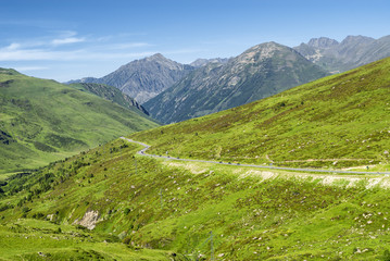 Fototapeta na wymiar Mountain landscape in Andorra