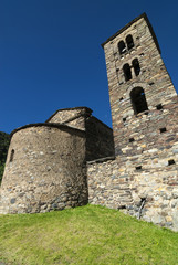 Fototapeta na wymiar Romanesque church in Andorra